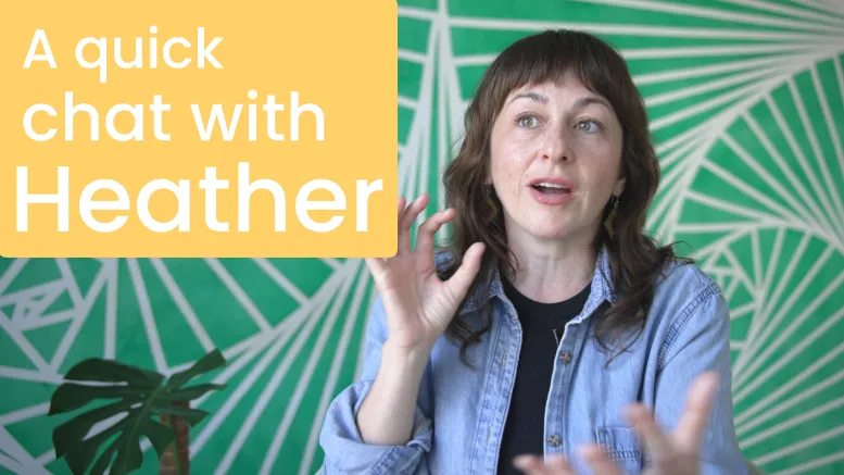 link to video of interview with Heather Speech Therapist, speaking about providing online speech therapy to kids